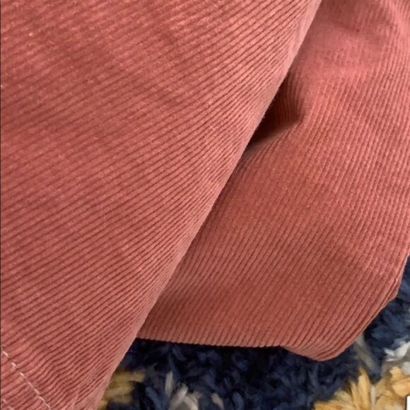 Free People High Rise Skinny Cords Size 25 Frayed Hem Pink Modern Mauve New - Picture 6 of 7